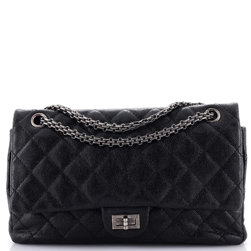 Christian Dior bags with a side - pocket for holding a water bottleReissue 2.55 Flap Bag Quilted Caviar 226