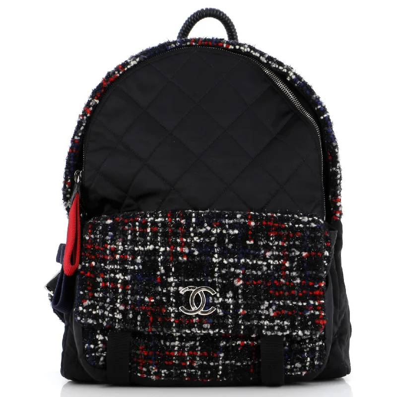 Stylish Christian Dior shoulder bags with a tassel - adorned zipperAstronaut Essentials Backpack Quilted Nylon with Tweed Medium