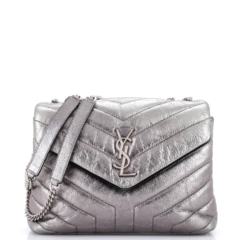 Christian Dior bags with a zip - top closure and multiple compartmentsLoulou Shoulder Bag Matelasse Chevron Leather Small