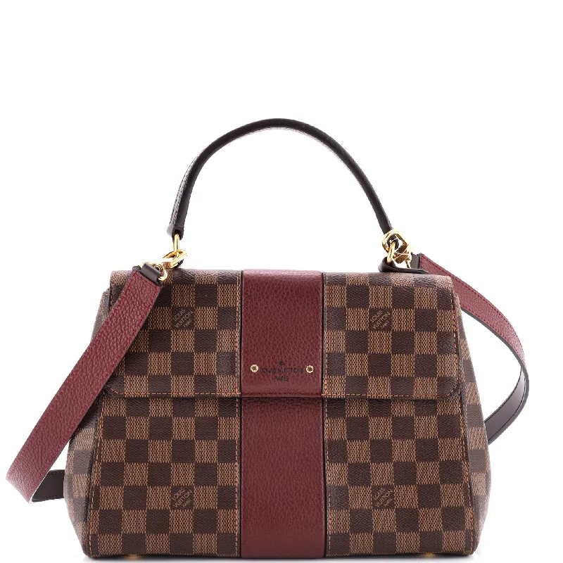 Christian Dior bags with a zip - top closure and multiple compartmentsBond Street Handbag Damier with Leather MM