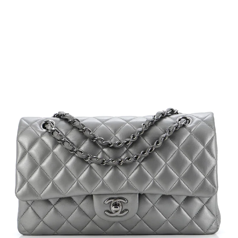 Christian Dior crossbody bags with a front - flap pocket for easy accessClassic Double Flap Bag Quilted Lambskin Medium