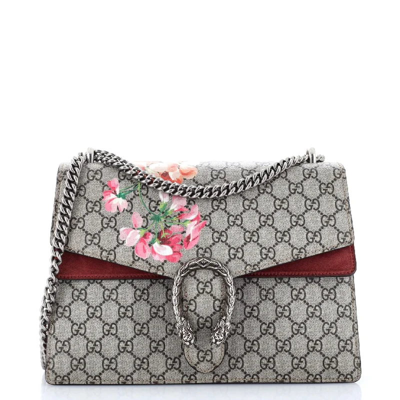 Christian Dior crossbody bags with a front - flap pocket for easy accessDionysus Bag Blooms Print GG Coated Canvas Medium