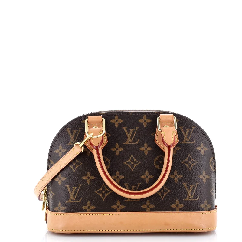 Christian Dior bags with a quilted pattern and gold - toned hardwareAlma Handbag Monogram Canvas BB