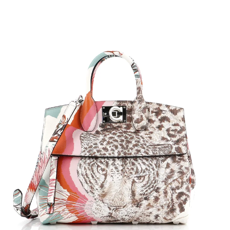 Christian Dior handbags with a removable shoulder strap for versatilityStudio Satchel Printed Leather Small