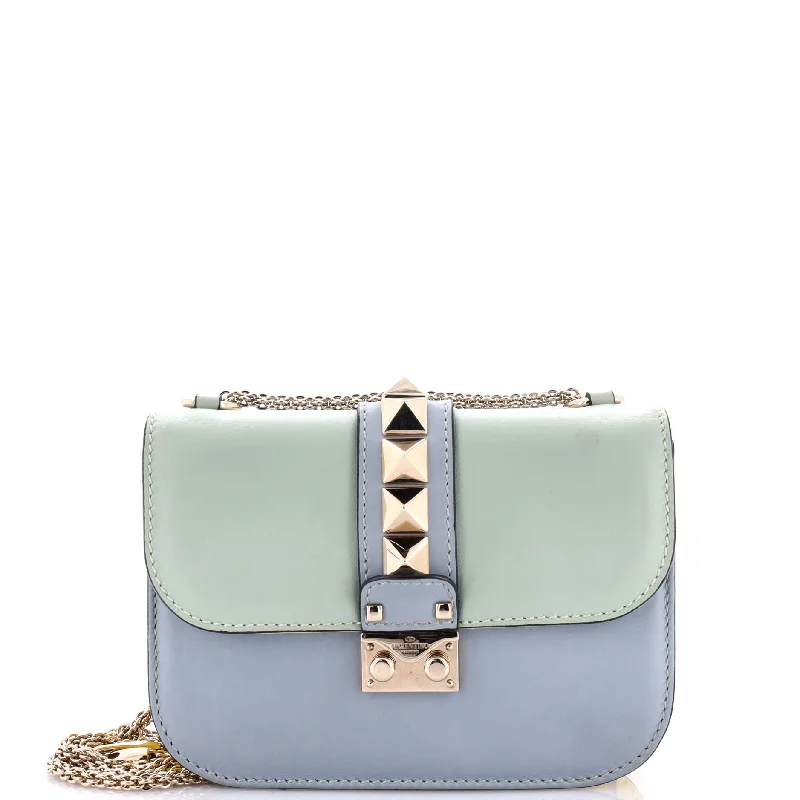 Christian Dior handbags with a back - pocket for quick storageGlam Lock Shoulder Bag Leather Small