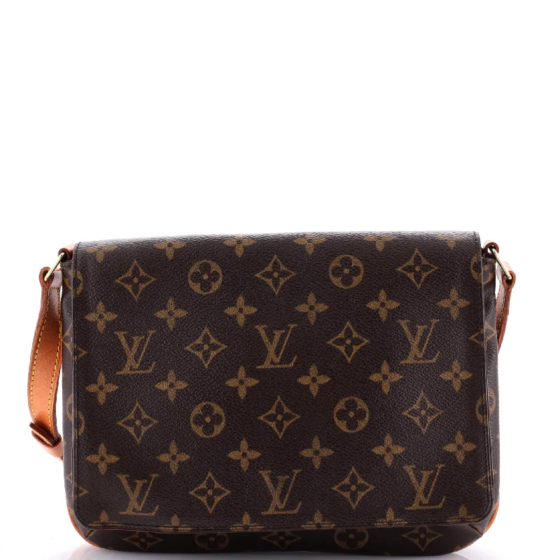 High - fashion Christian Dior bags with a geometric patternMusette Tango Handbag Monogram Canvas