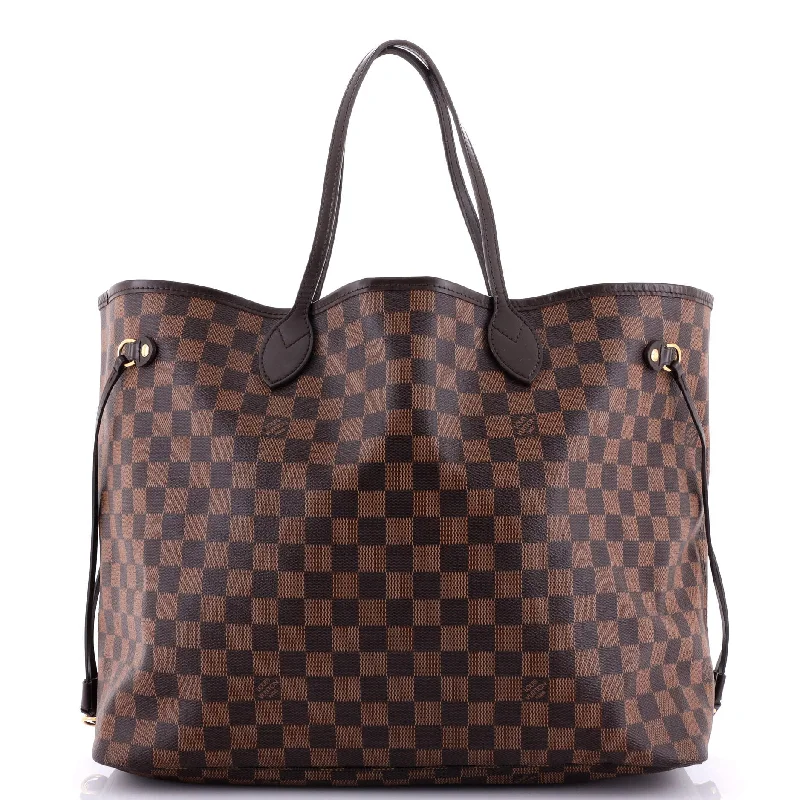 Christian Dior Saddle bags with a patent leather finish for a shiny lookNeverfull NM Tote Damier GM