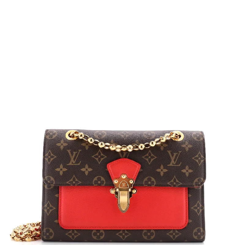 Trendsetting Christian Dior crossbody bags with a colorful strapVictoire Handbag Monogram Canvas and Leather