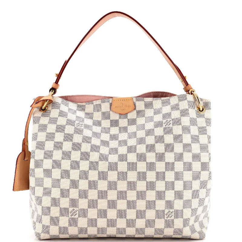 Christian Dior Saddle bags with a distressed leather finishGraceful Handbag Damier PM