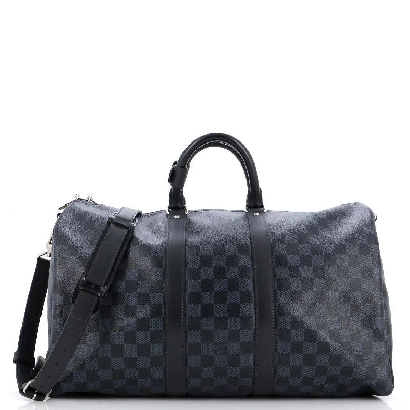 Trendsetting Christian Dior crossbody bags with a colorful strapKeepall Bandouliere Bag Damier Cobalt 45