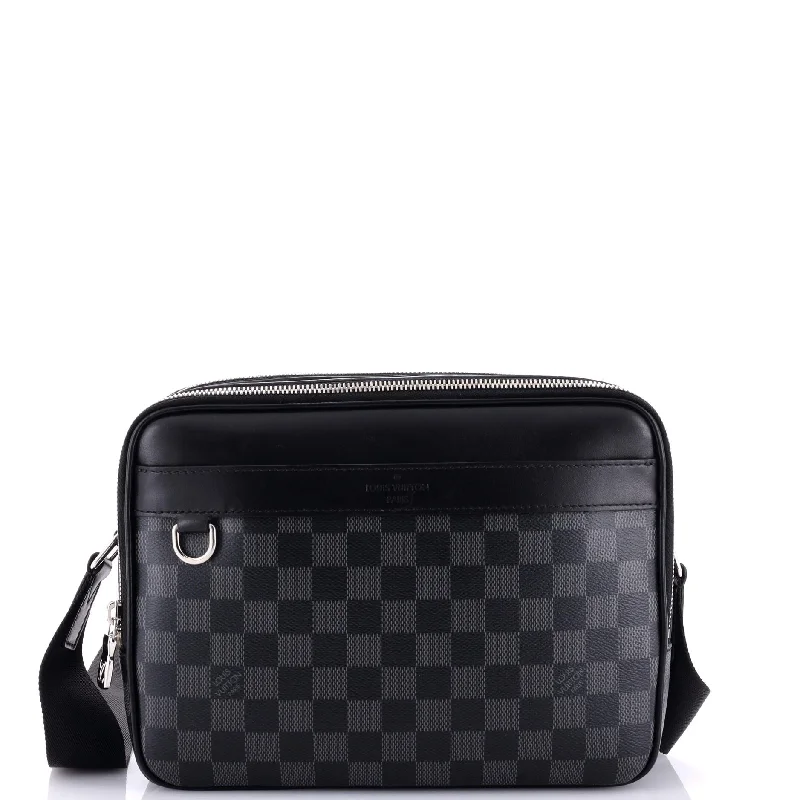 Fashion - forward Christian Dior tote bags for the modern womanTrocadero NM Messenger Damier Graphite PM