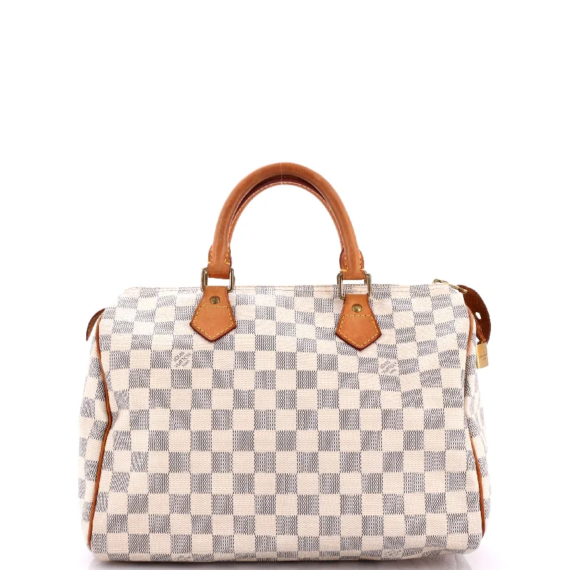 Christian Dior tote bags with a printed Dior logo on the frontSpeedy Handbag Damier 30