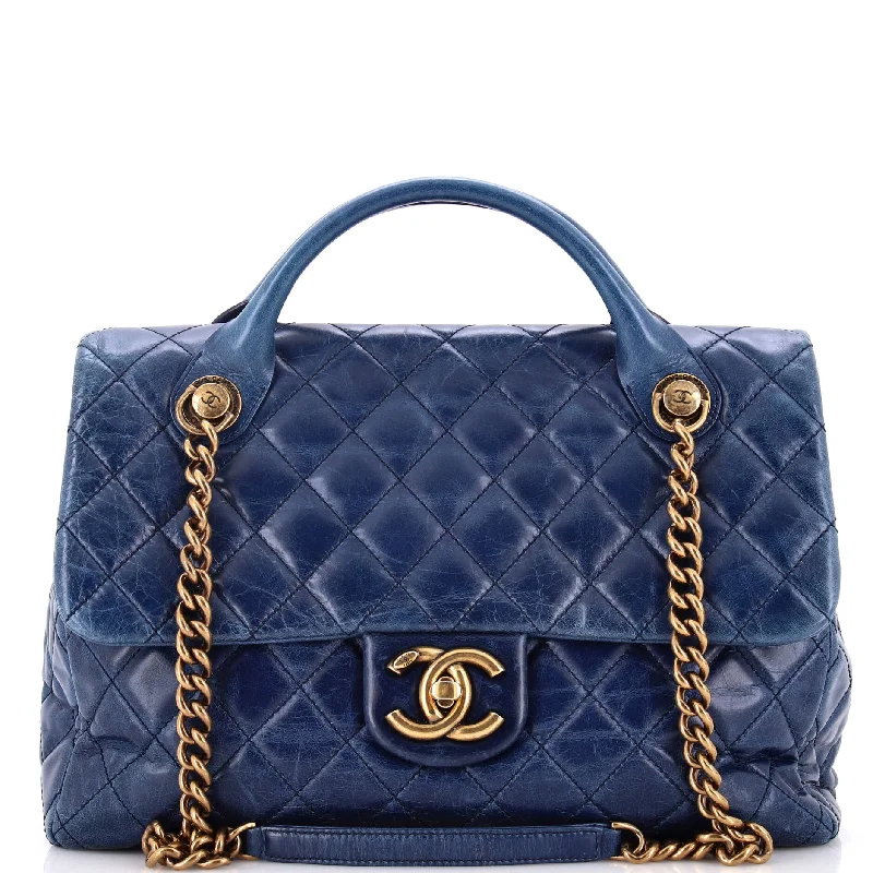 Christian Dior handbags with a detachable mirror for on - the - go touch - upsCastle Rock Flap Bag Quilted Glazed Calfskin Large