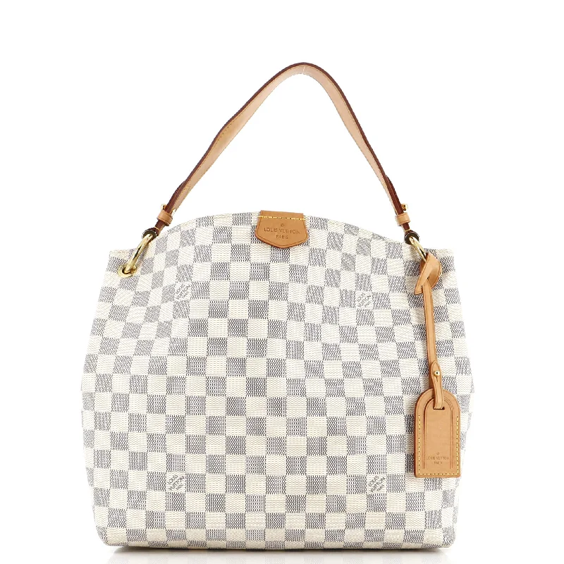 Christian Dior bags with a side - pocket for holding a water bottleGraceful Handbag Damier PM