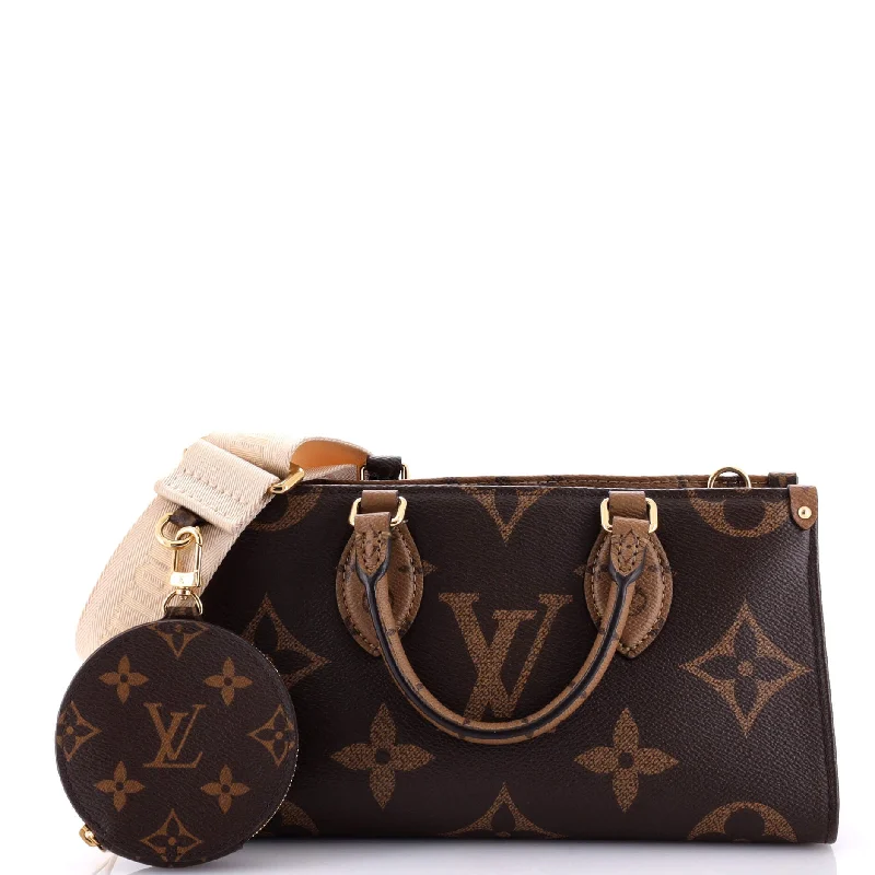 Christian Dior bags with a quilted pattern and gold - toned hardwareOnTheGo Tote Reverse Monogram Giant East West