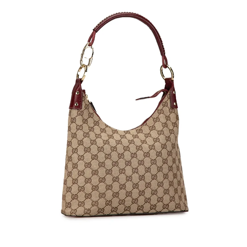 Women Gucci bags with a detachable mobile phone holderGucci GG Canvas Shoulder Bag hpso8j)