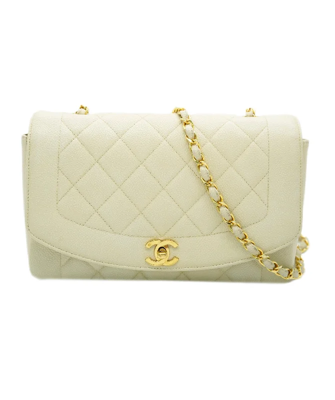 Chanel Classic Flap Bag for Evening PartyChanel Vintage Diana Medium Cream Caviar GHW #2 90249038 DBXS0668