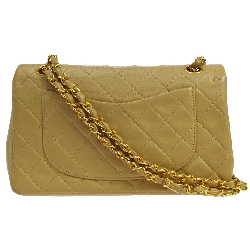 Chanel Lightweight Handbag for Daily ErrandsCHANEL 1989-1991 Classic Double Flap Small Beige Lambskin 57534