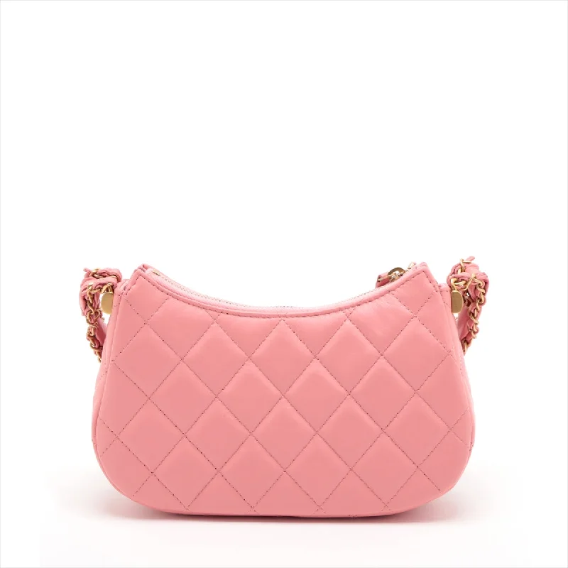 Chanel All - Match Handbag for Versatile StylingChanel 19 in Chain Shoulder Bag Hobo Bag Pink G