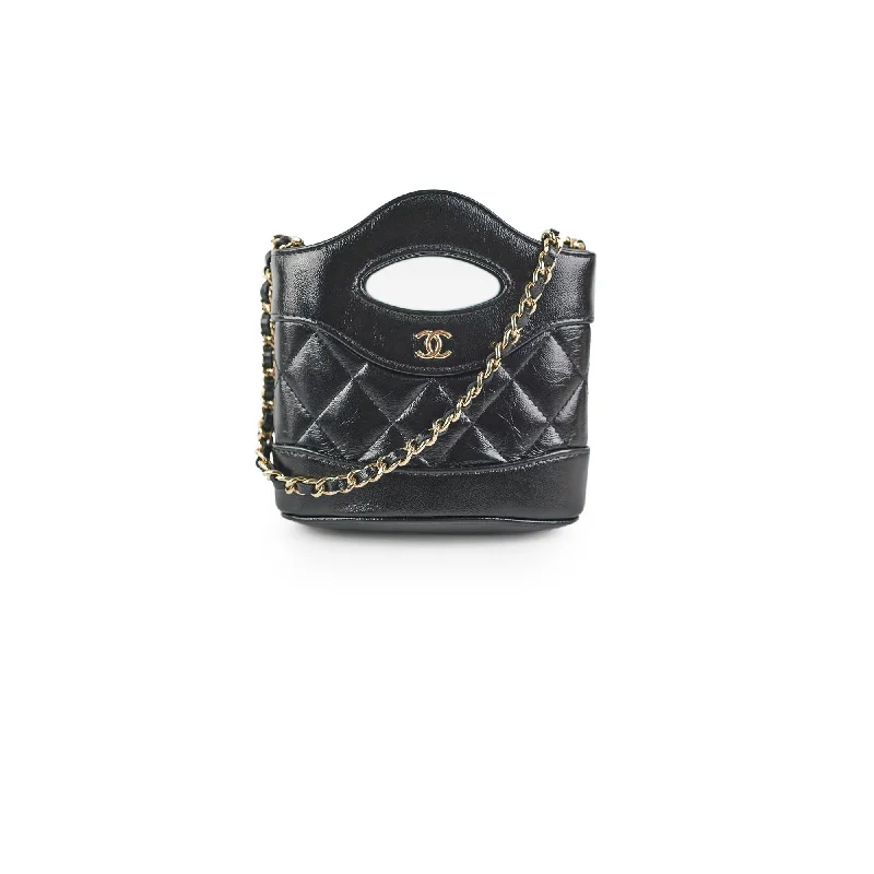 Chanel Classic Flap Bag for Evening PartyChanel Micro 31 24S Crossbody Bag Black