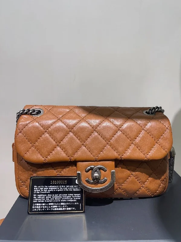 Chanel Black Handbag for Business MeetingsChanel Classic Flap Brown Leather Quilted Bag Limited Edition Small