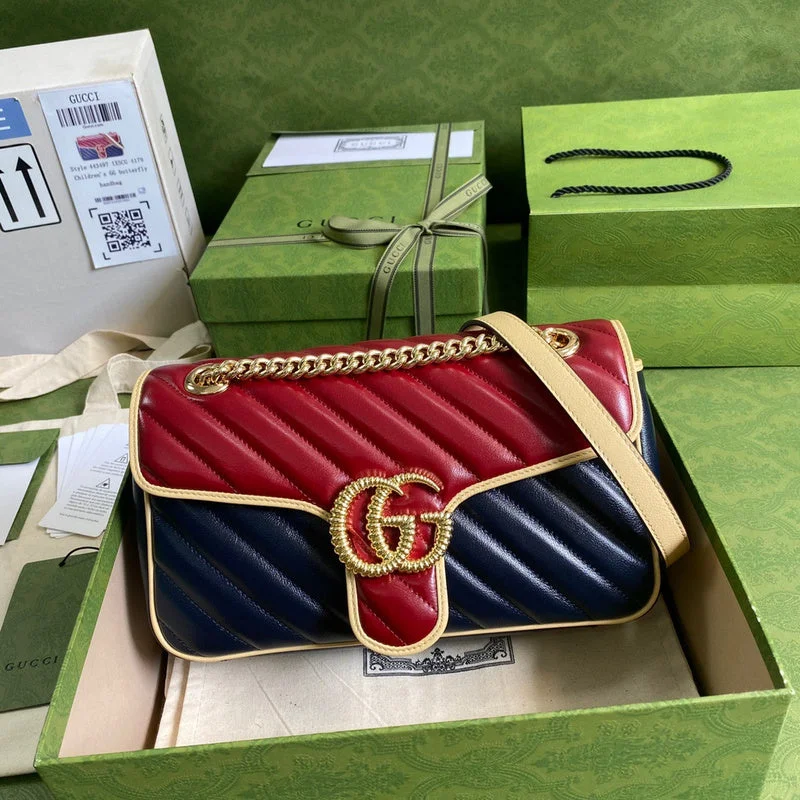 Women Gucci bags with a snap - button closure and a decorative charmGucci   Luxury Bags  1232