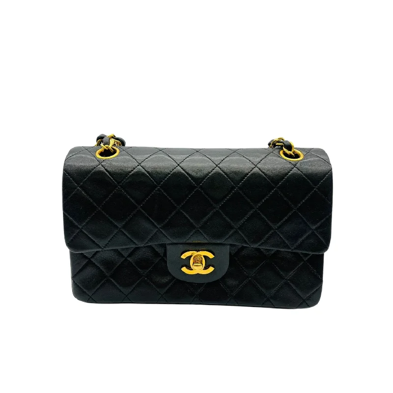 Chanel Vintage Inspired Handbag for Retro LoversClassic Flap Small Lambskin Black GHW