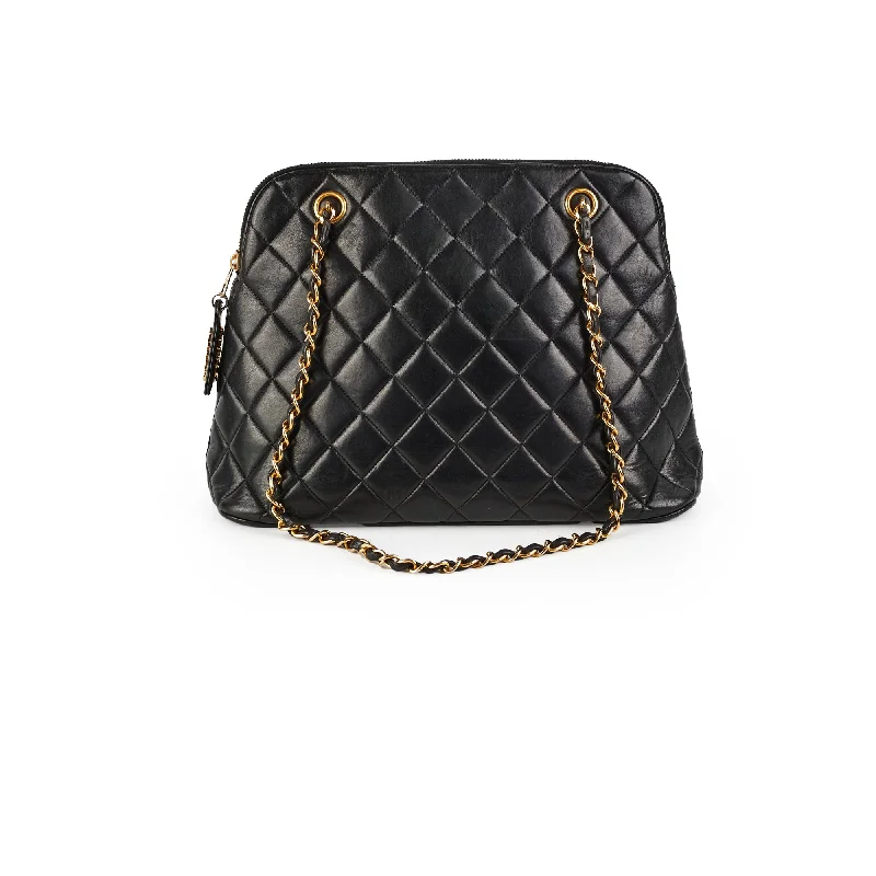 Chanel Lightweight Handbag for Daily ErrandsChanel Dome Black Shoulder Bag