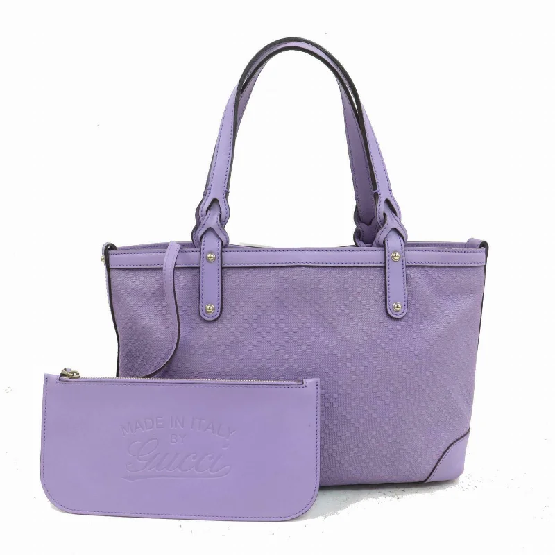 Medium - sized Women Gucci handbags for everyday useBrand Inspired Gucci Tote Bag Diamante Purple PVC (SHC7-10280)