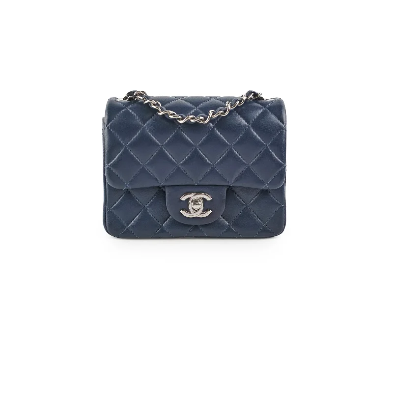 Chanel Medium Tote Bag for Office LadiesChanel Mini Square Navy