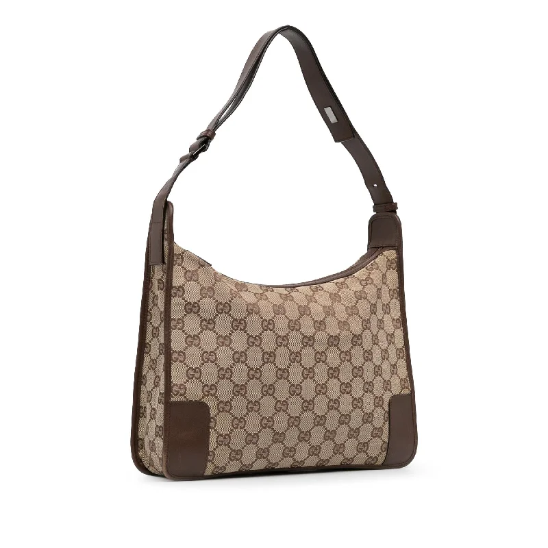 Women Gucci tote bags in GG Supreme canvas for a branded feelGucci GG Canvas Shoulder Bag Fi4Dyj)