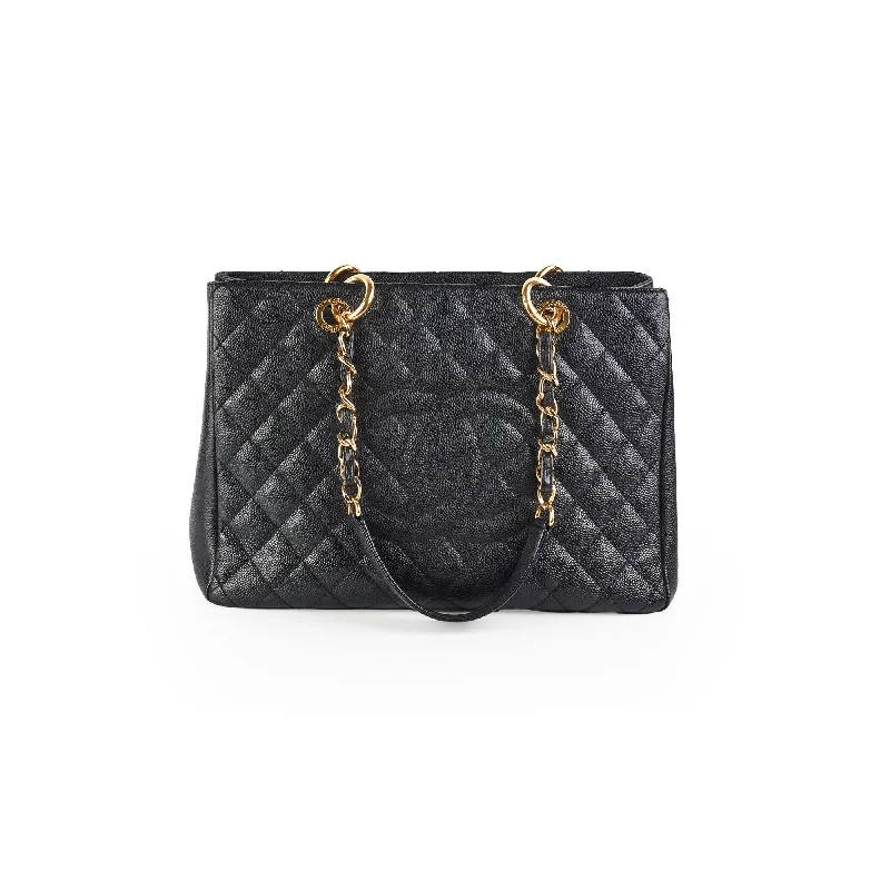 Chanel Small Crossbody Bag for TravelChanel Caviar GST Grand Shopping Tote Black