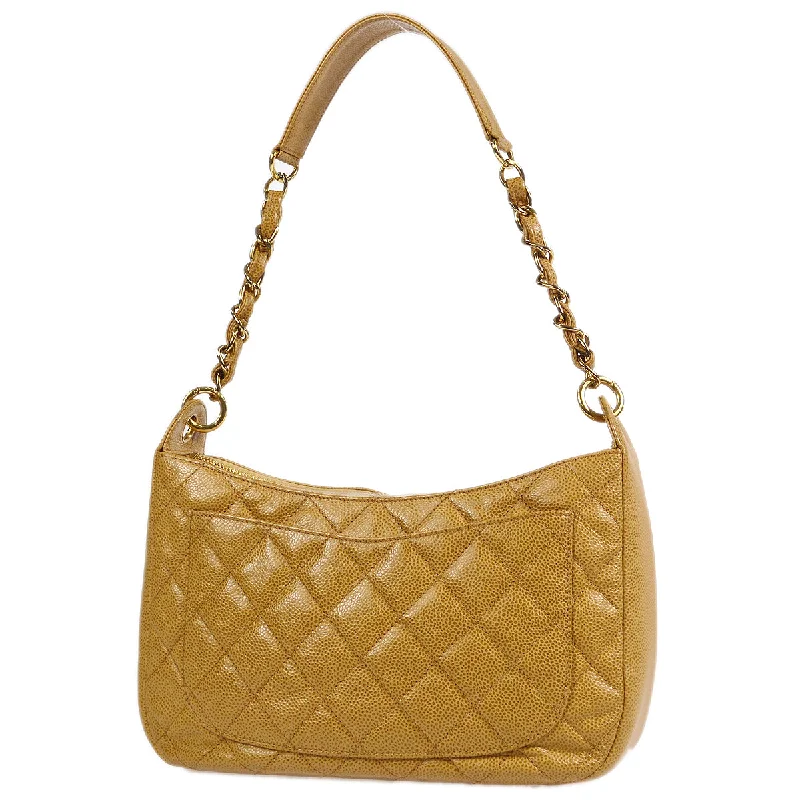 Chanel New Arrival Handbag with Gold HardwareChanel 2003-2004 Hobo Bag Beige Caviar