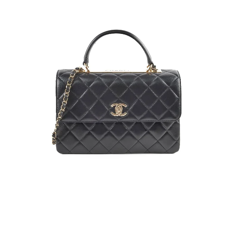 Chanel All - Match Handbag for Versatile StylingChanel Medium Trendy CC Black