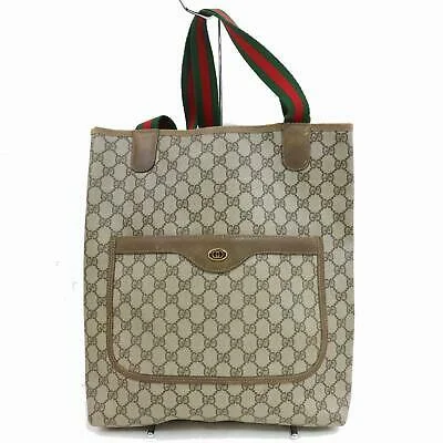 Women Gucci bags with a zippered interior pocketBrand Inspired Gucci Tote Bag Brown PVC