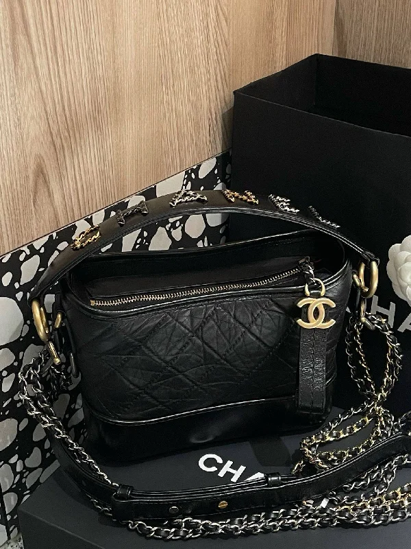 Chanel Black Handbag for Business MeetingsChanel Gabrielle Small Black Quilted Leather Shoulder Bag