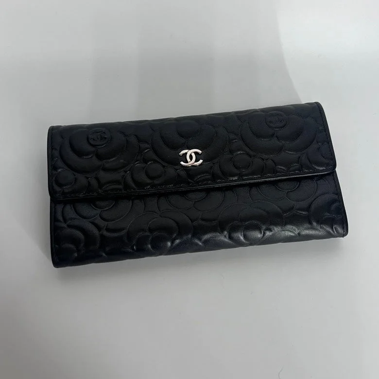 Chanel Colorful Handbag for Spring OutfitsChanel Black Leather Camellia Bifold Long Wallet