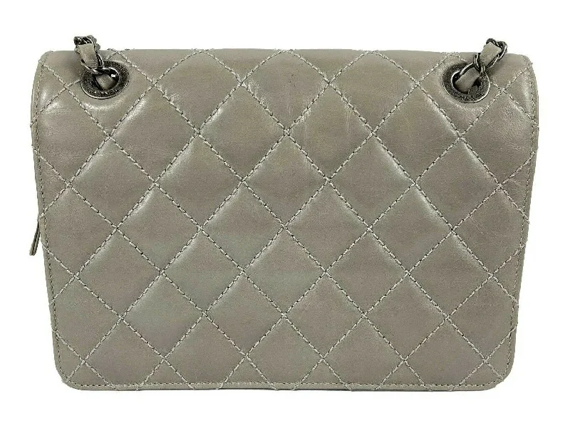 Chanel Vintage Inspired Handbag for Retro LoversCHANEL - Glazed Calfskin Quilted Medium Day Trip Flap Bag - Crossbody