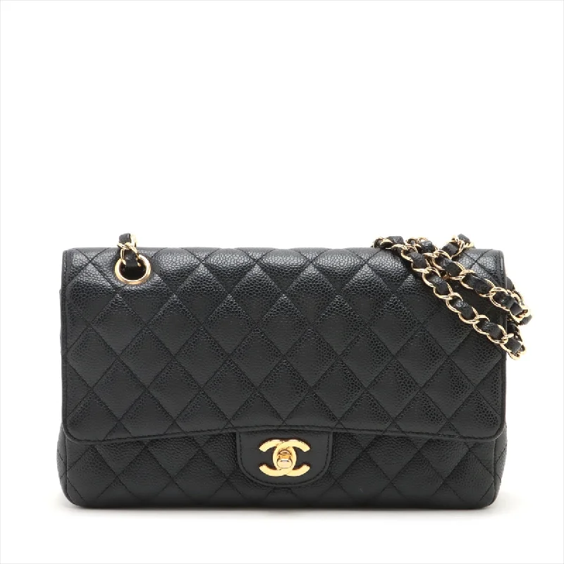 Chanel Chain Strap Handbag for Everyday UseChanel Classic Flap Medium/Large Caviar Black - Series 13